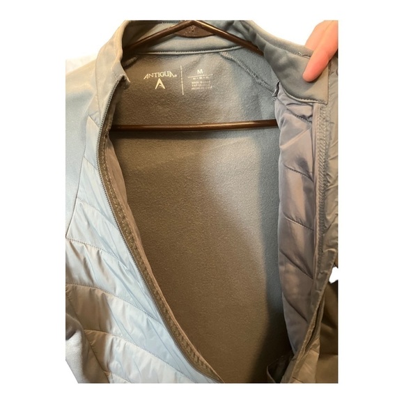 Antigua Altitude Lightweight 104345-014 Steel Fuzzy Interior Long Sleeve M - Picture 7 of 14